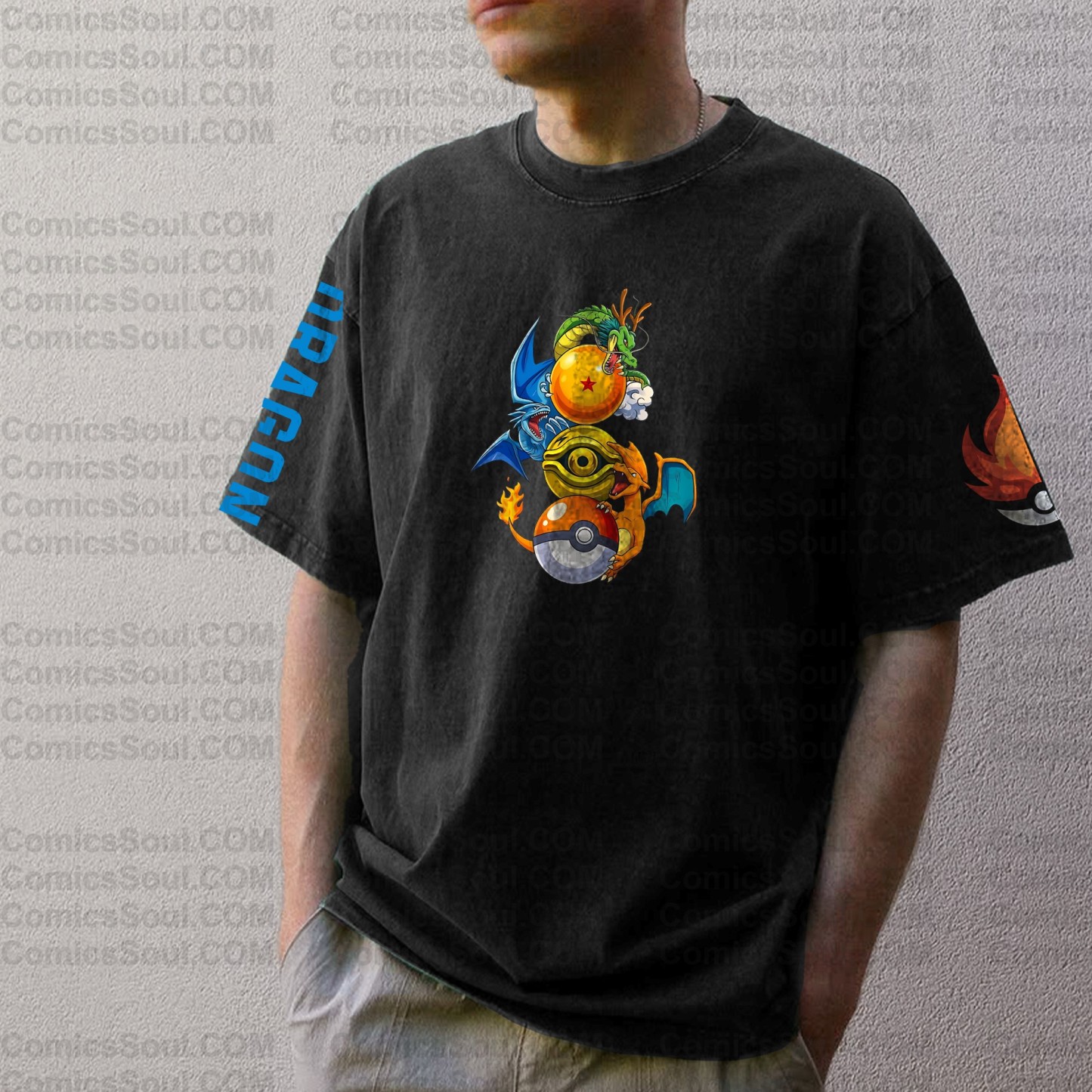 Unisex Anime Inspired Vintage T-Shirt