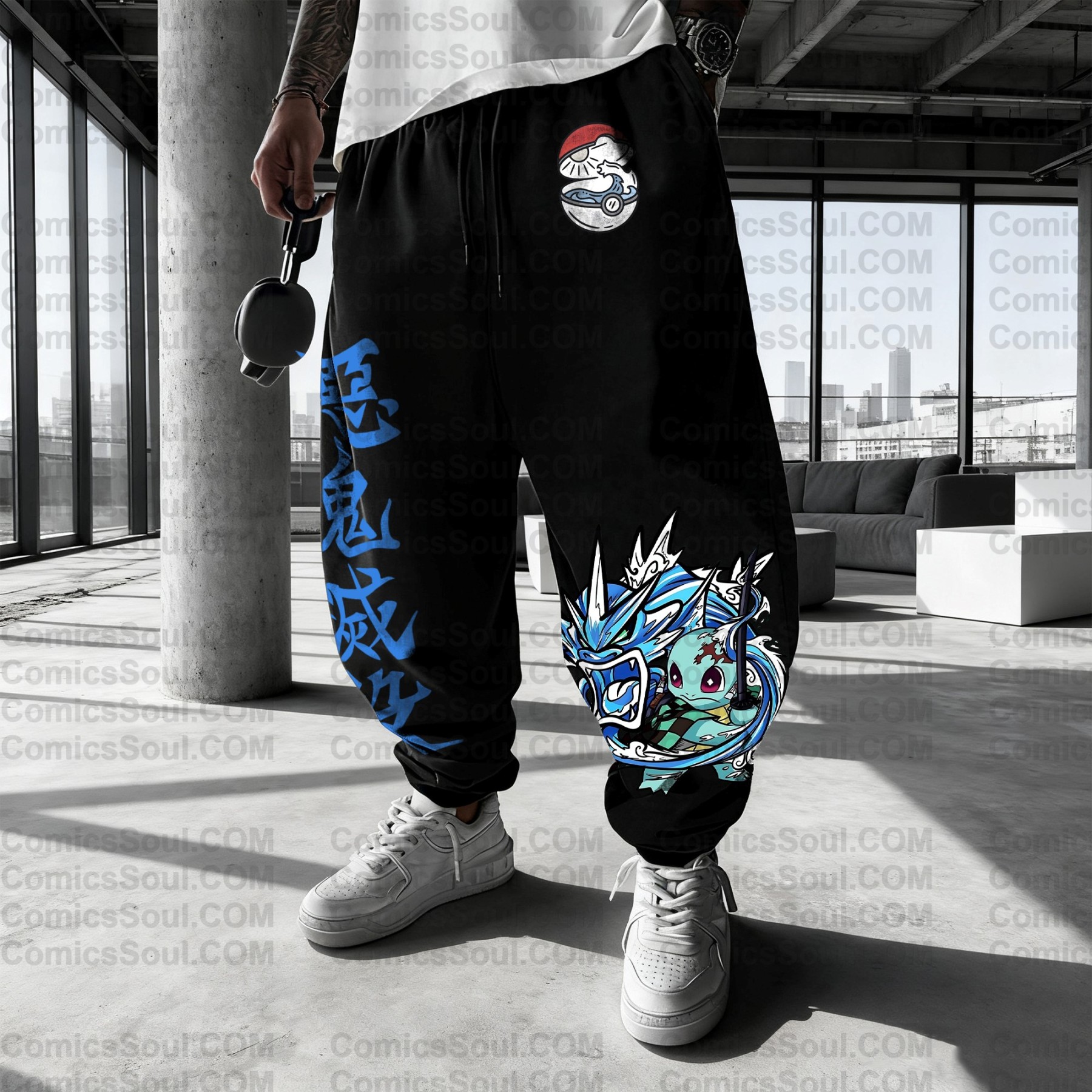 Unisex Casual Anime Streetwear Pants