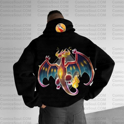 Unisex Anime Graphic Streetwear Wintage Plush Hoodie