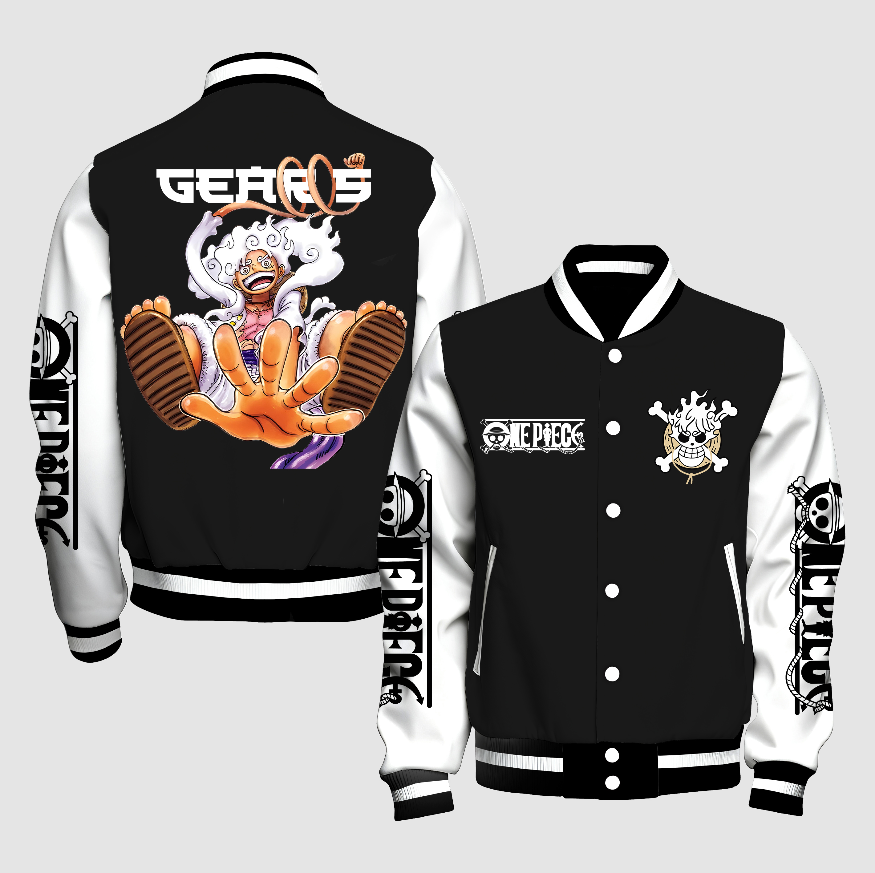 Unisex Vintage Anime Graphic Jacket