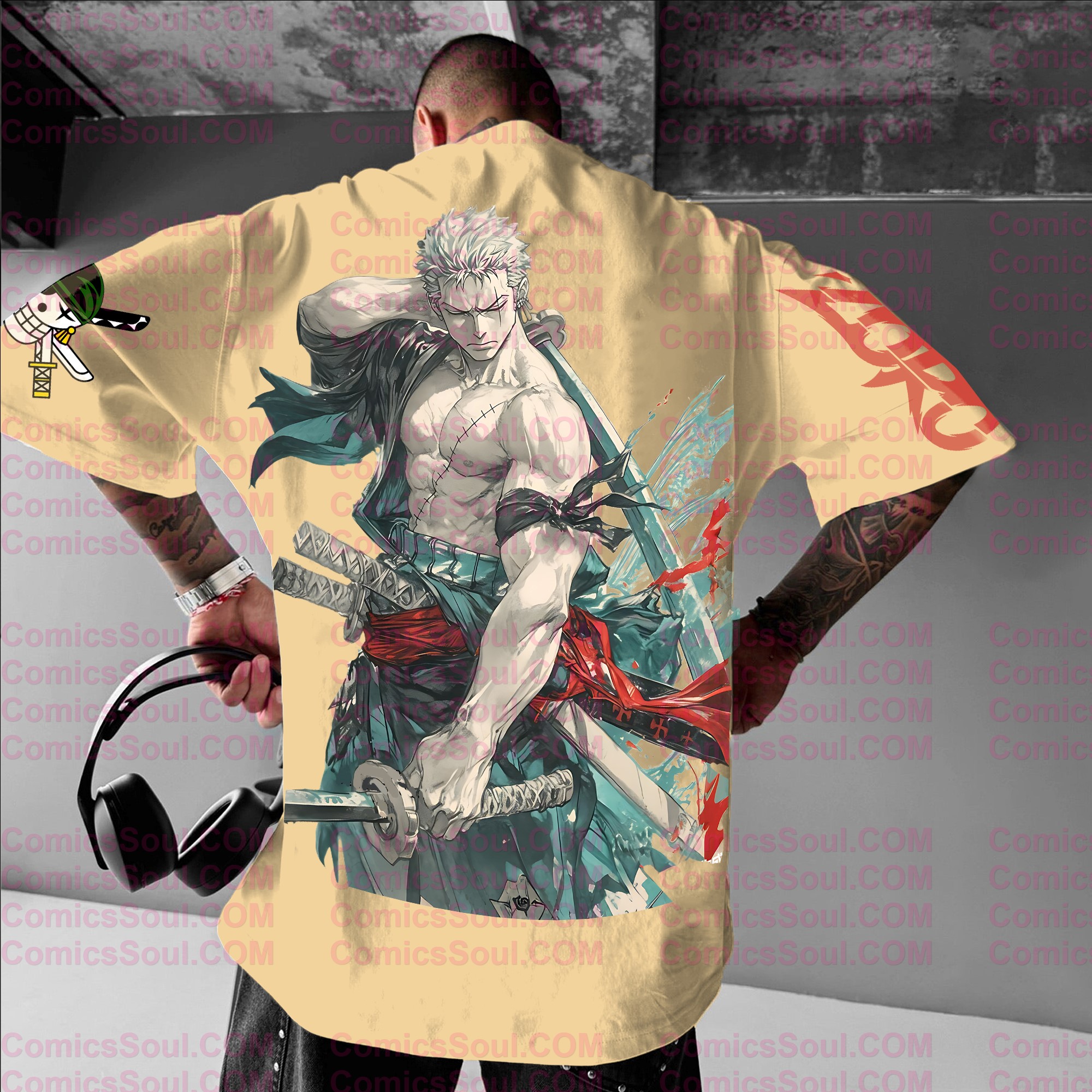 Unisex Anime Inspired Vintage T-Shirt