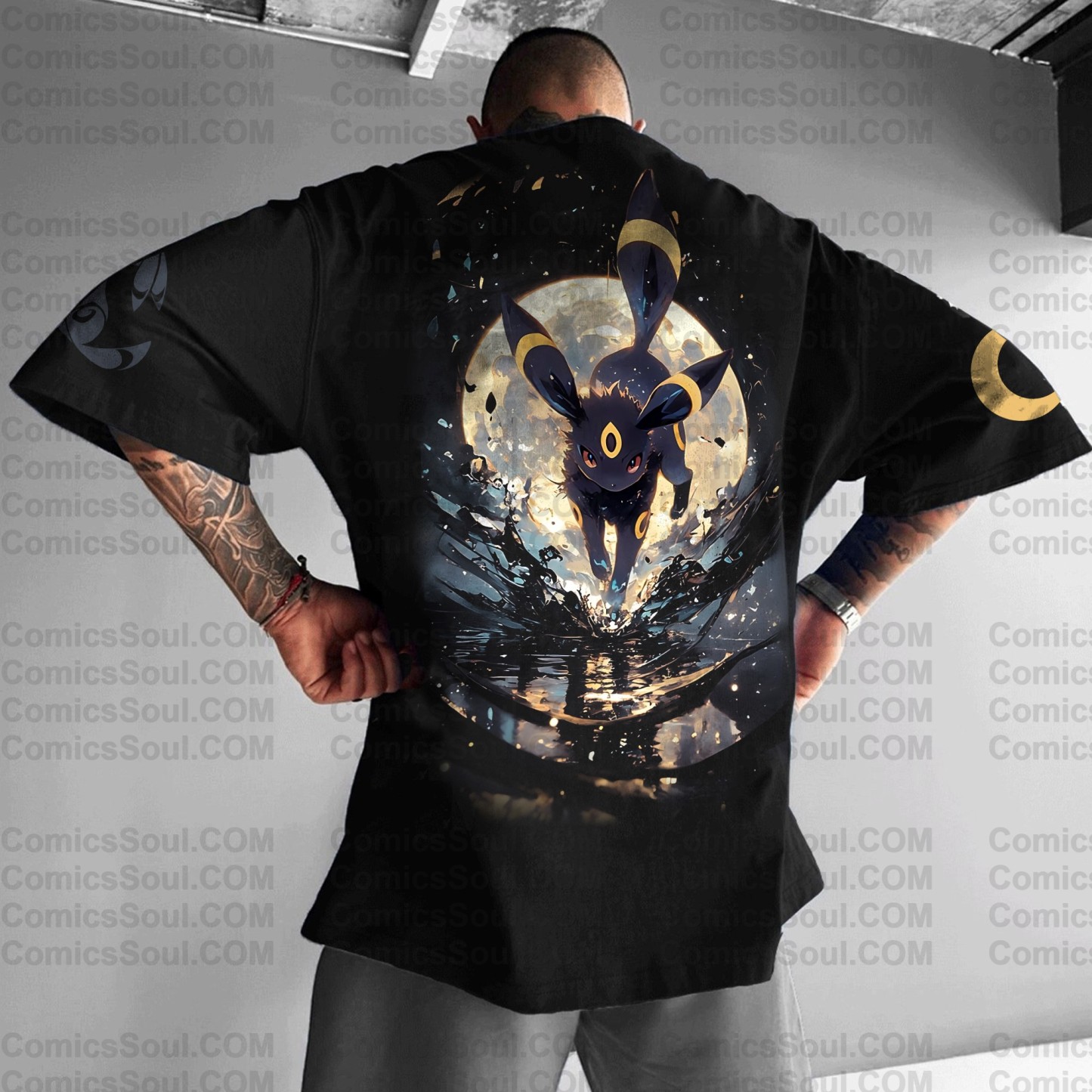 Unisex Anime Inspired Vintage T-Shirt丨Demon Slayer X Pokémon