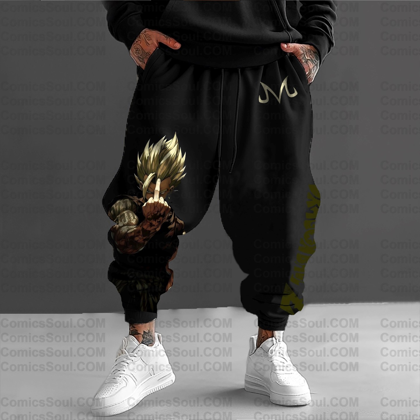 Unisex Anime Inspired Vintage Pants丨Demon Slayer X Pokémon