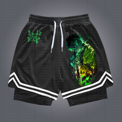 Unisex Casual Anime Streetwear Shorts 丨Demon Slayer