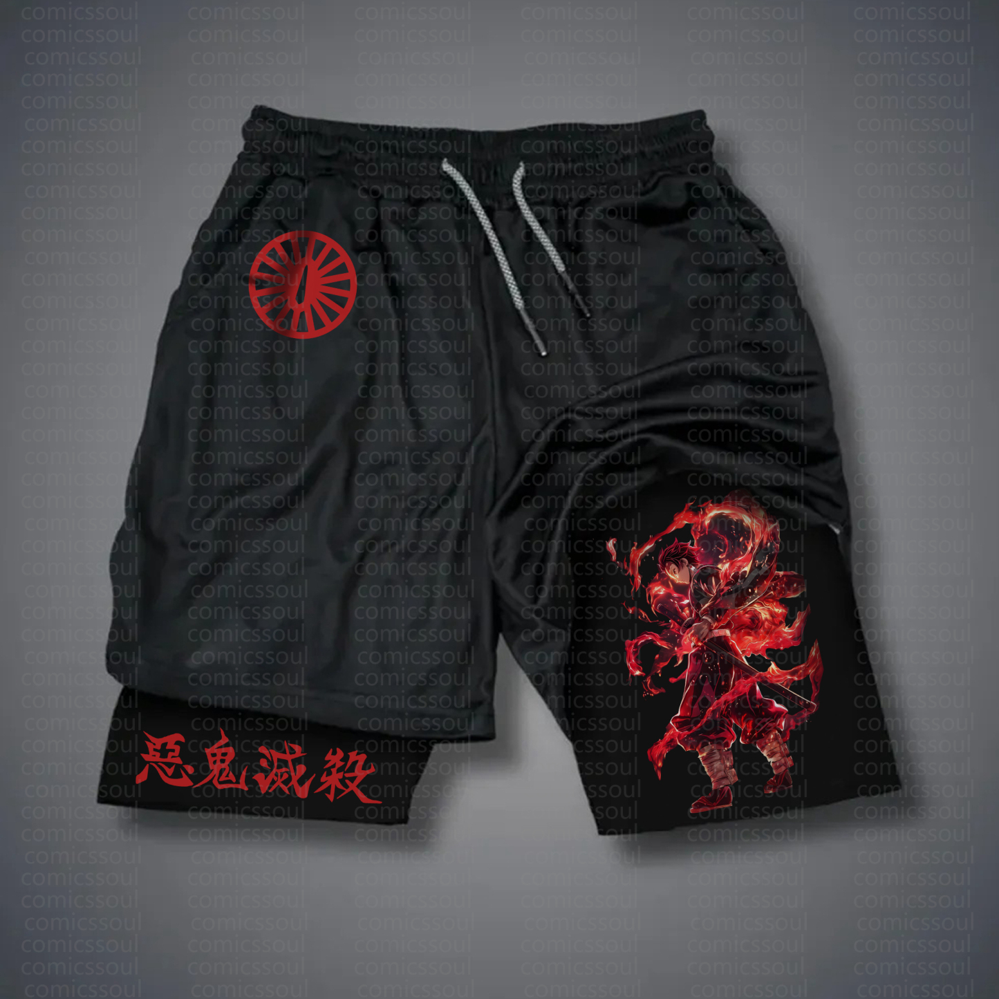 Unisex Casual Anime Streetwear Shorts 丨Demon Slayer