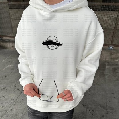 Unisex Graphic Streetwear Vintage Plush Hoodie