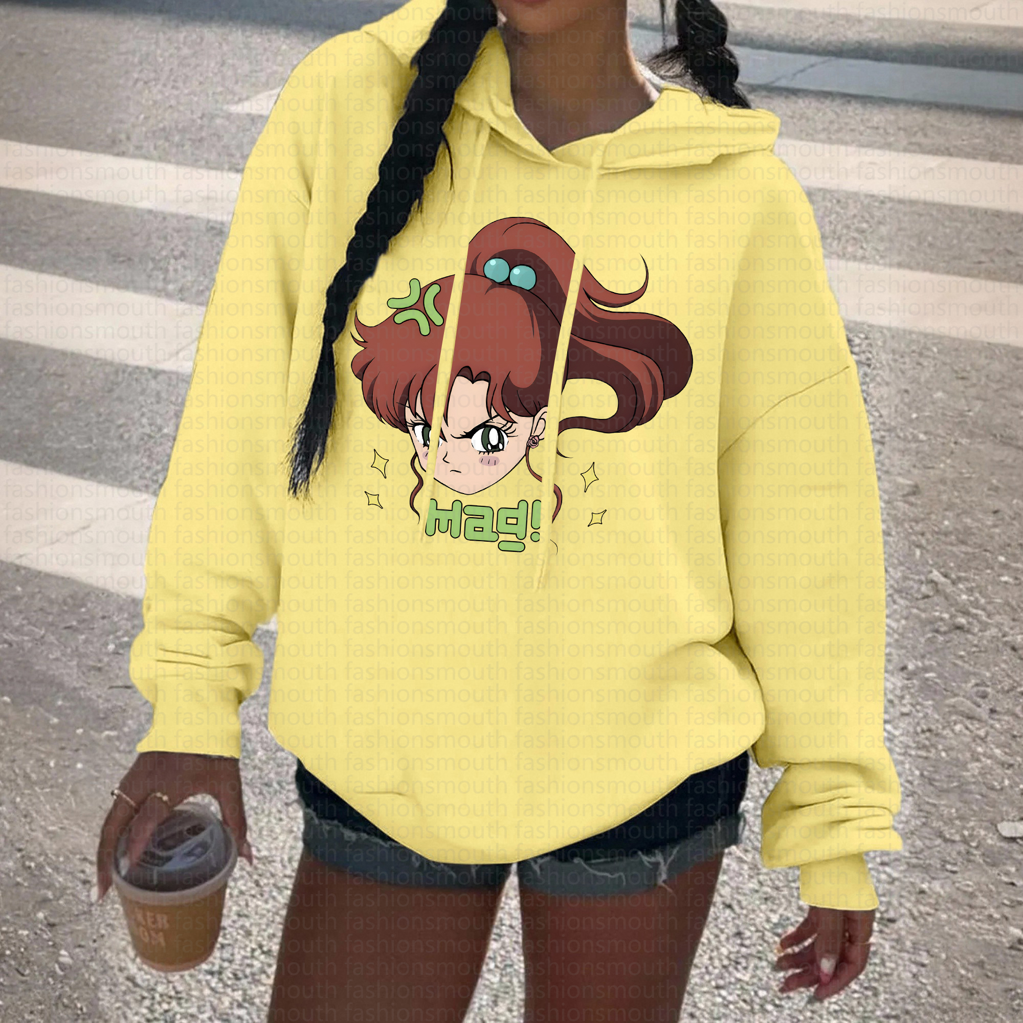 ‘’Sailor Moon" Anime Inspired Vintage Hoodie