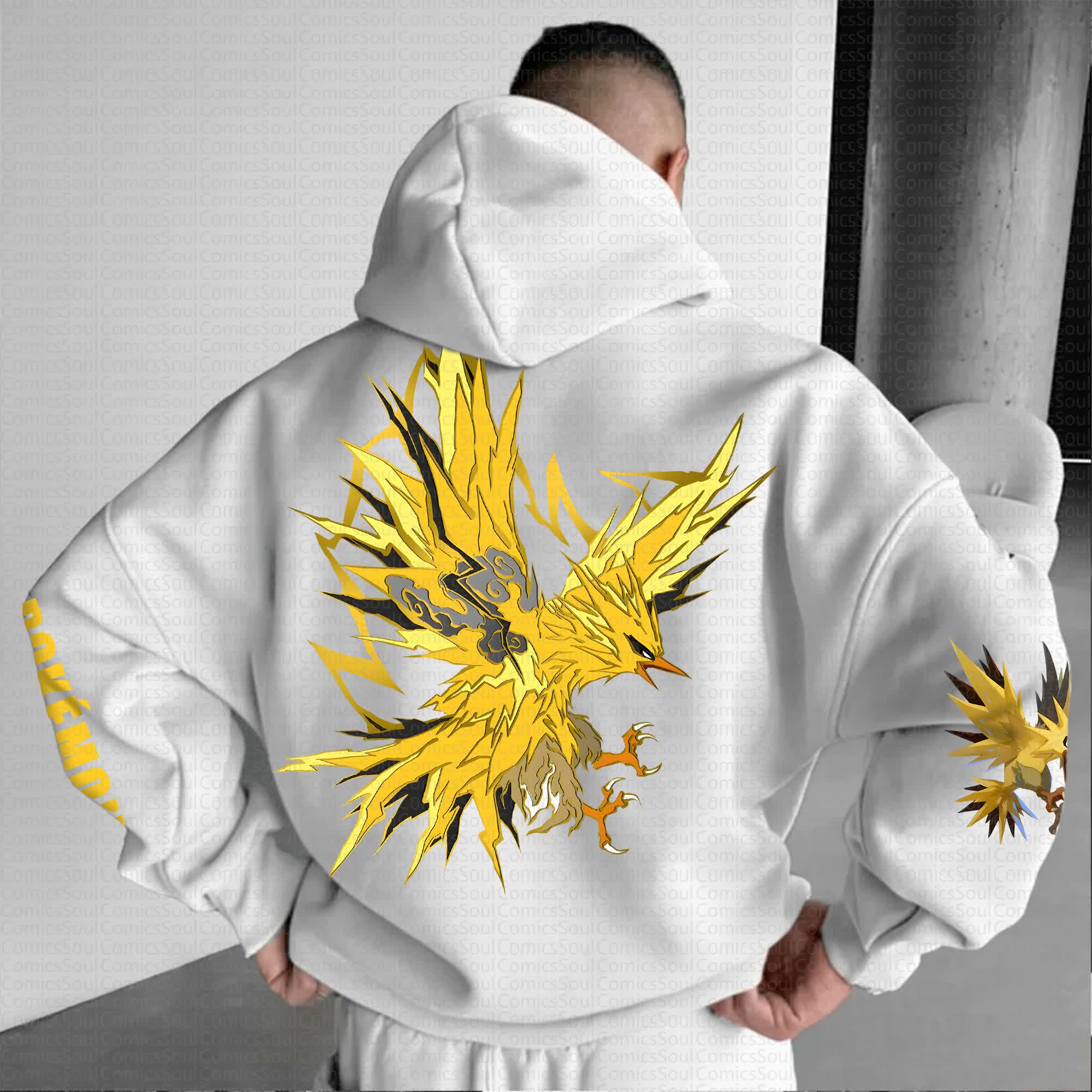 Unisex “Pokémon” Anime Graphic Streetwear Vintage Hoodie