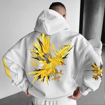 Unisex “Pokémon” Anime Graphic Streetwear Vintage Hoodie