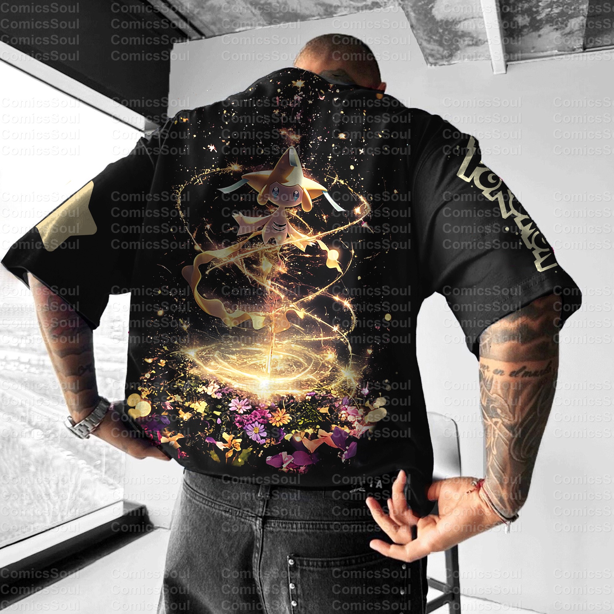 Unisex Anime Inspired Vintage T-Shirt丨Pokémon