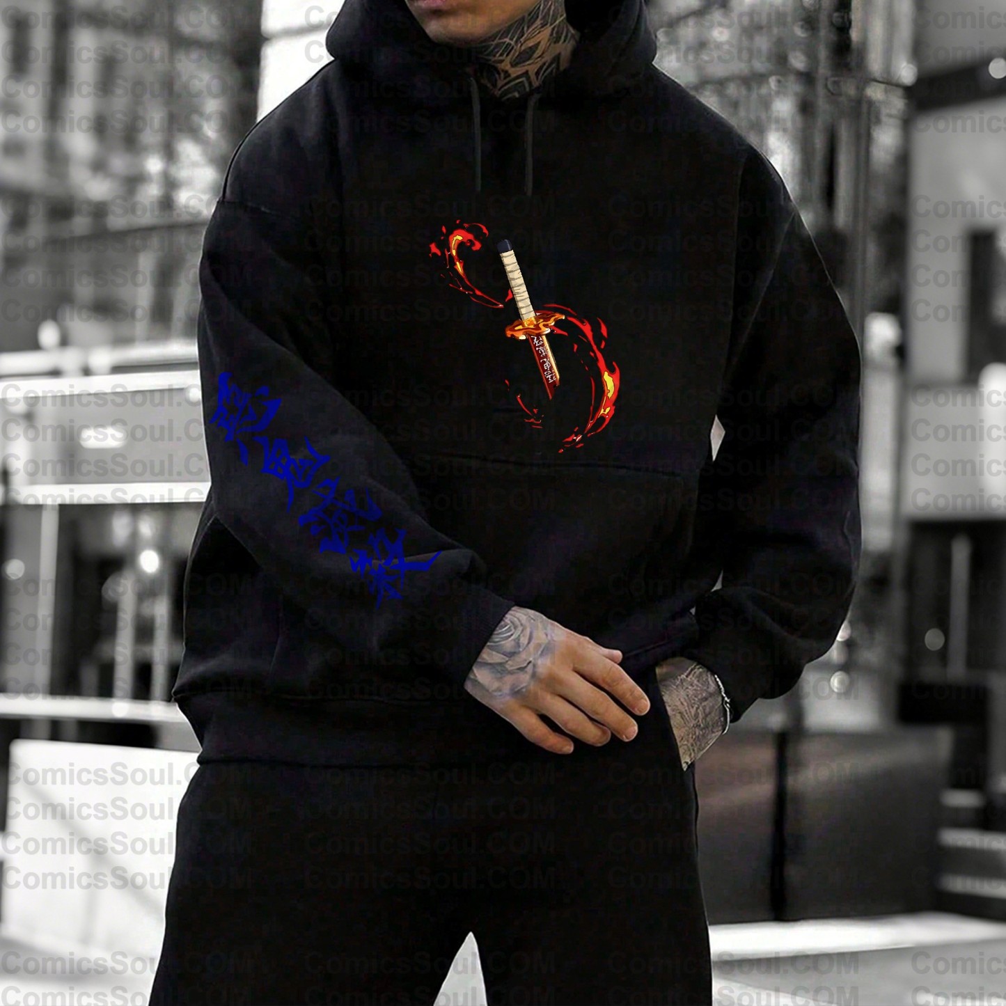 Unisex Anime Graphic Streetwear Vintage Hoodie| KNY