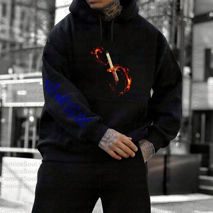 Unisex Anime Graphic Streetwear Vintage Hoodie| KNY