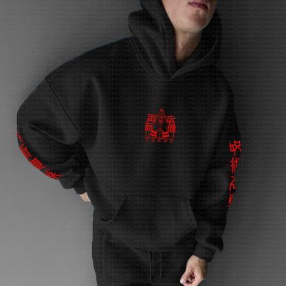 Unisex Anime Graphic Streetwear Vintage Hoodie丨Jujutsu Kaisen