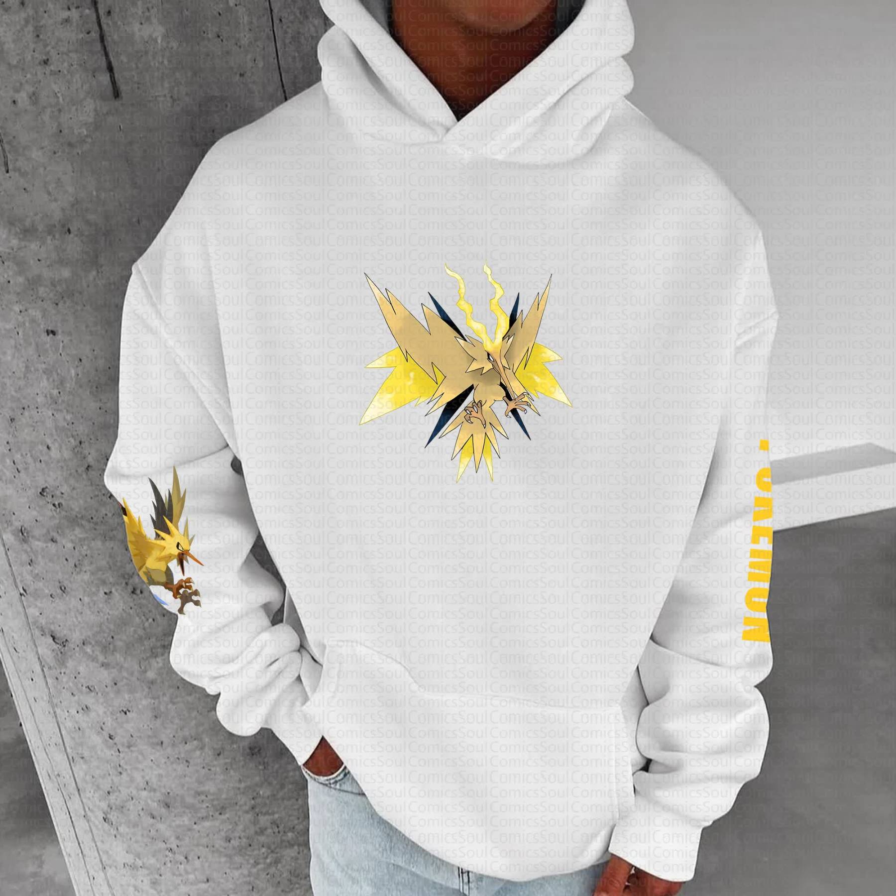 Unisex “Pokémon” Anime Graphic Streetwear Vintage Hoodie