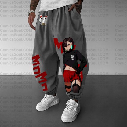 Unisex Anime Printed Gift Oversized Harem Pants