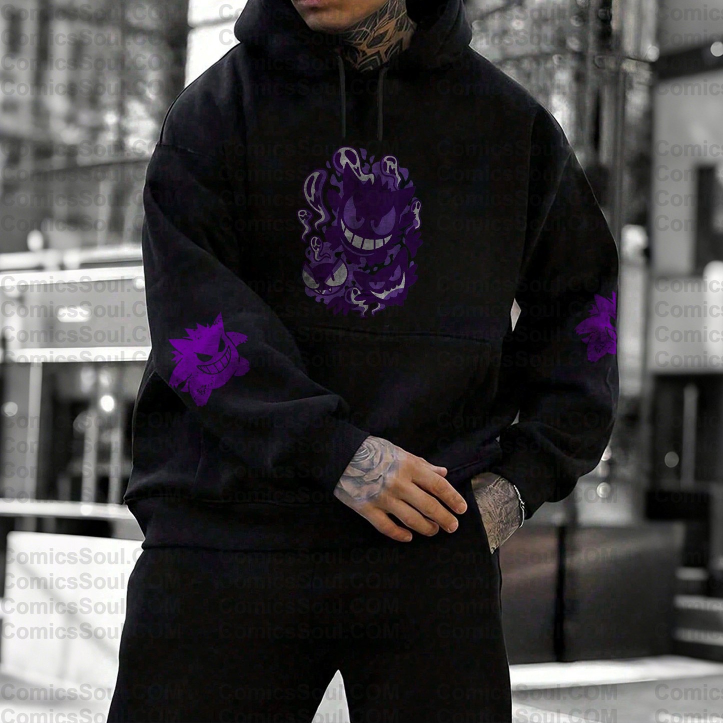 Unisex Anime Graphic Streetwear Vintage Hoodie