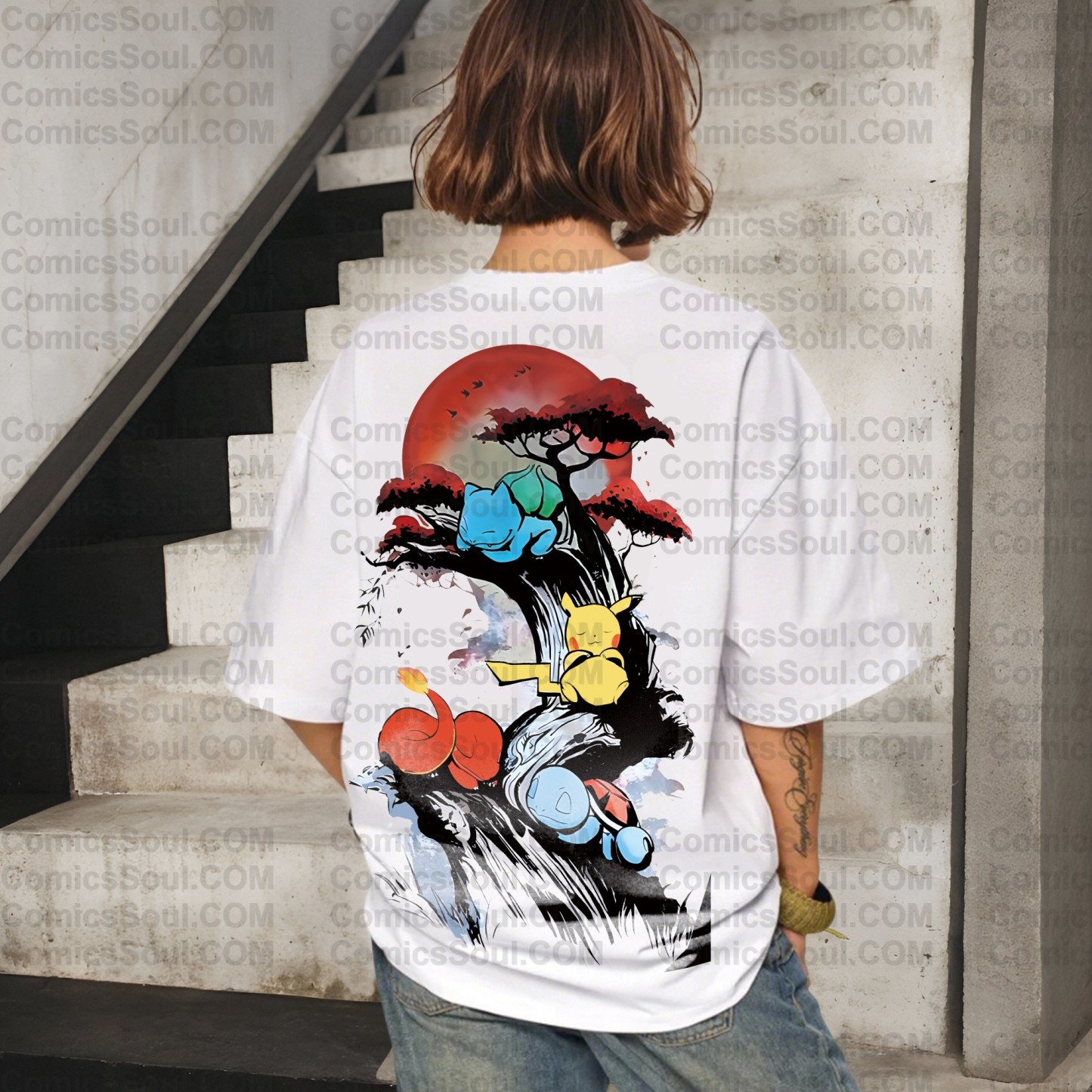 Unisex Anime Inspired Vintage T-Shirt