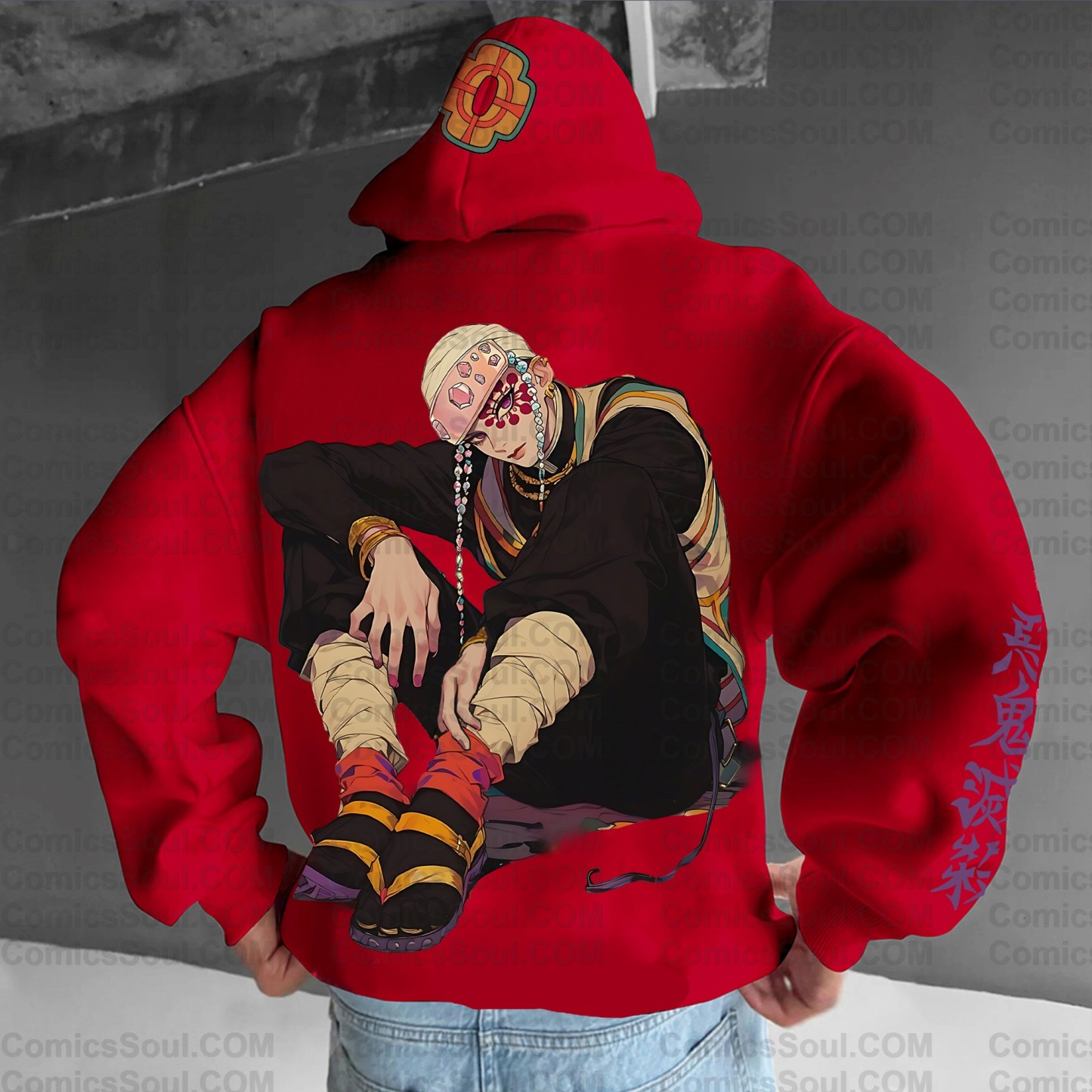 Unisex Anime Graphic Streetwear Vintage Hoodie丨Demon slayer