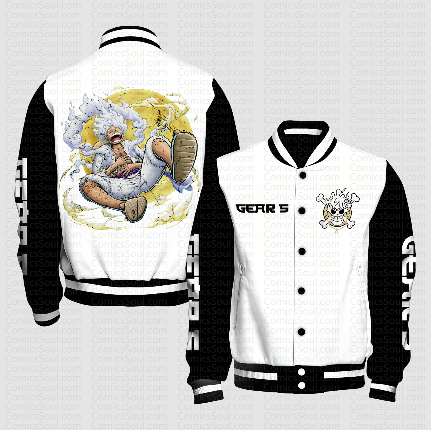 Unisex Vintage Anime Graphic Jacket