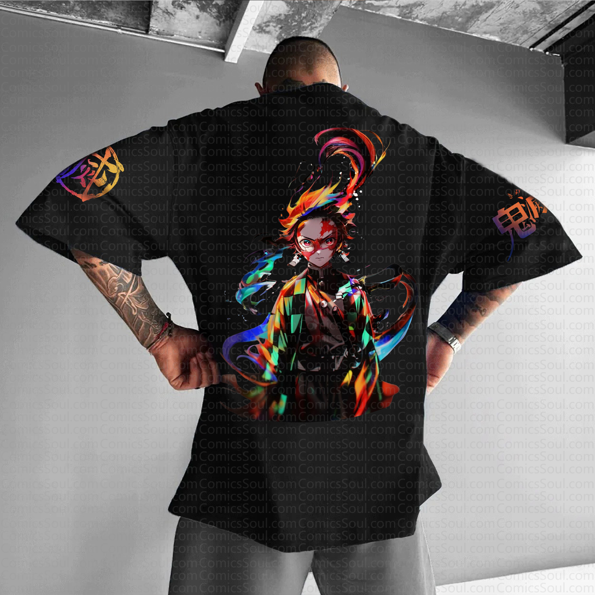 Unisex "Demon slayer" Anime Inspired Vintage T-Shirt