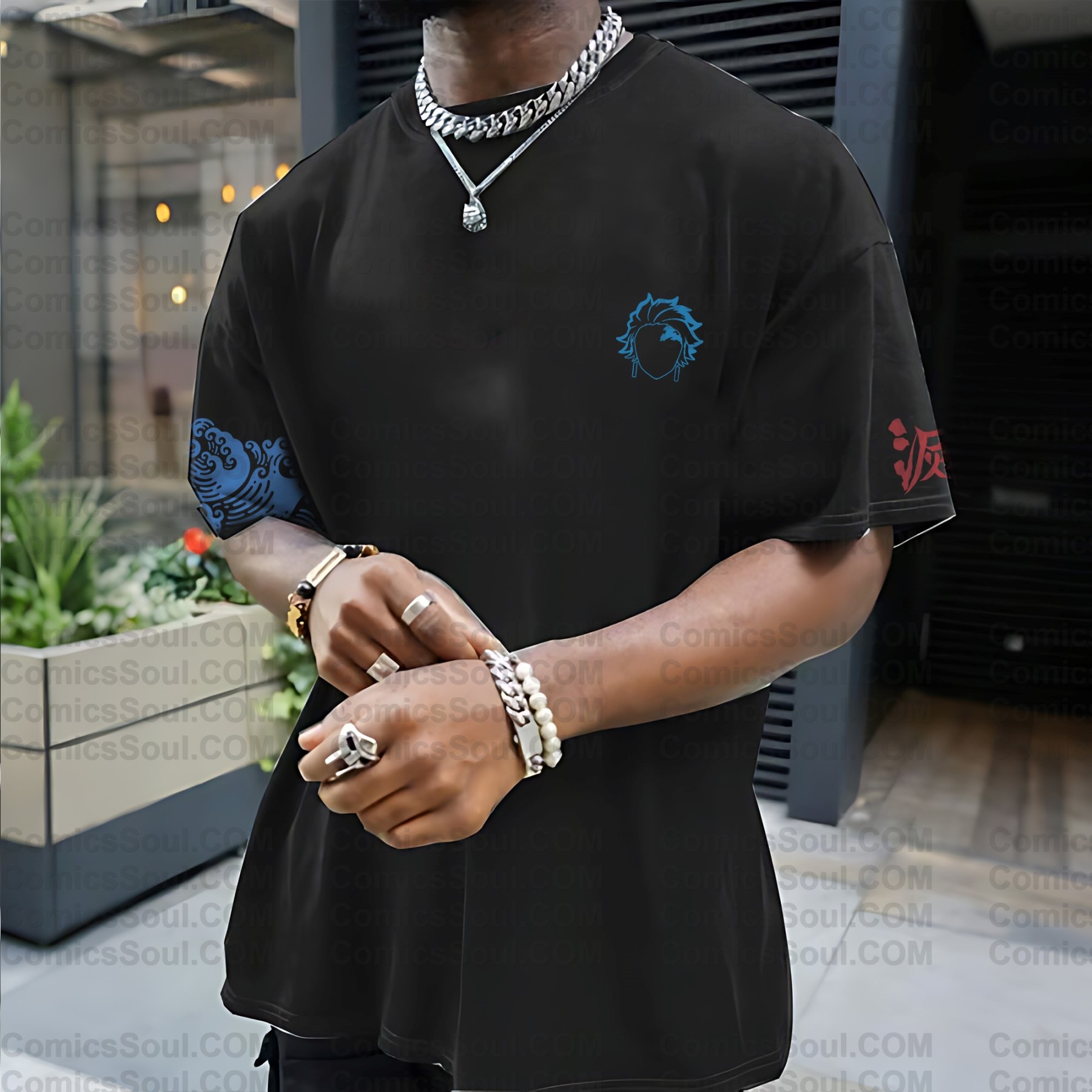 Unisex  " Demon slayer " Anime Inspired Vintage T-Shirt