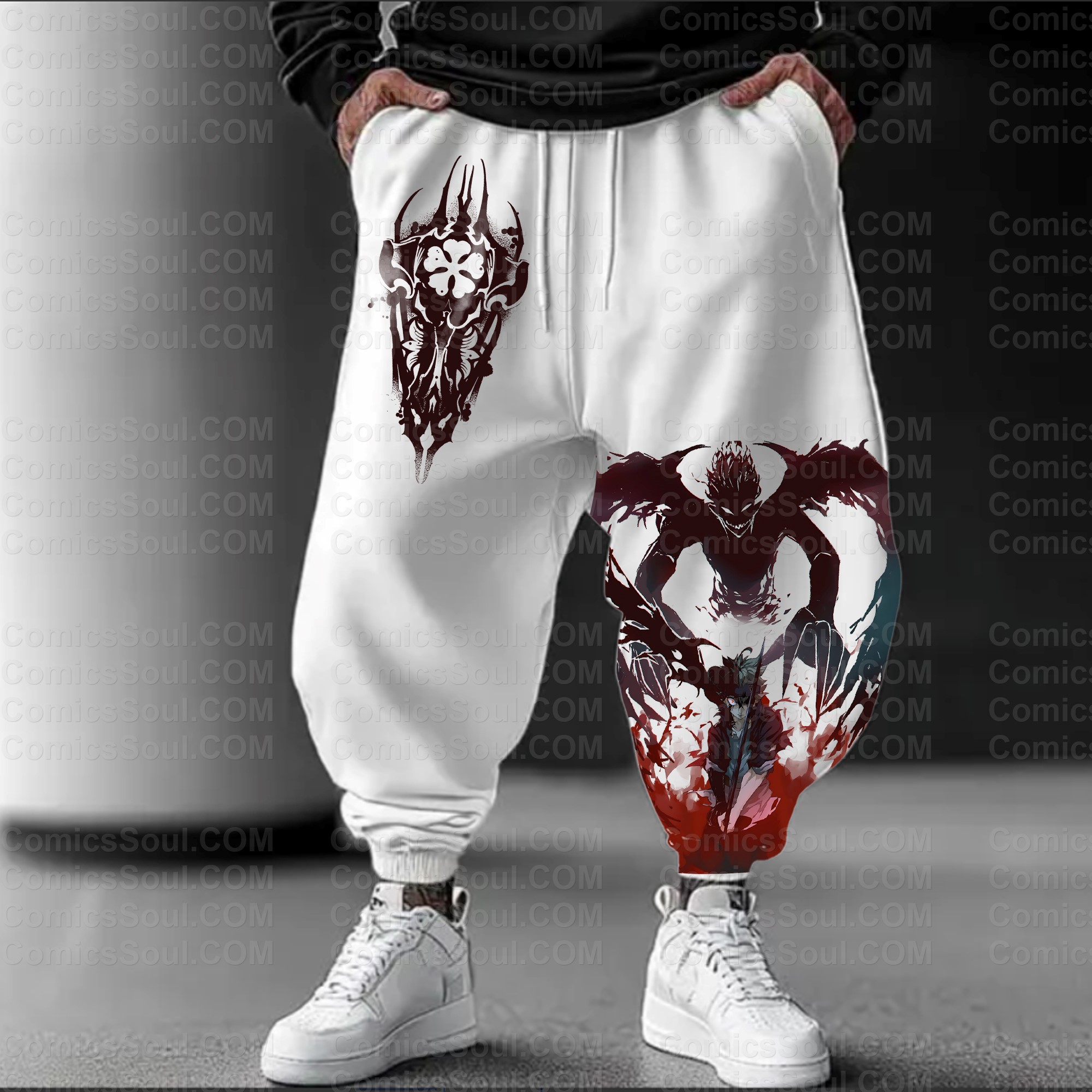 Unisex Anime Inspired Vintage Plush Pants