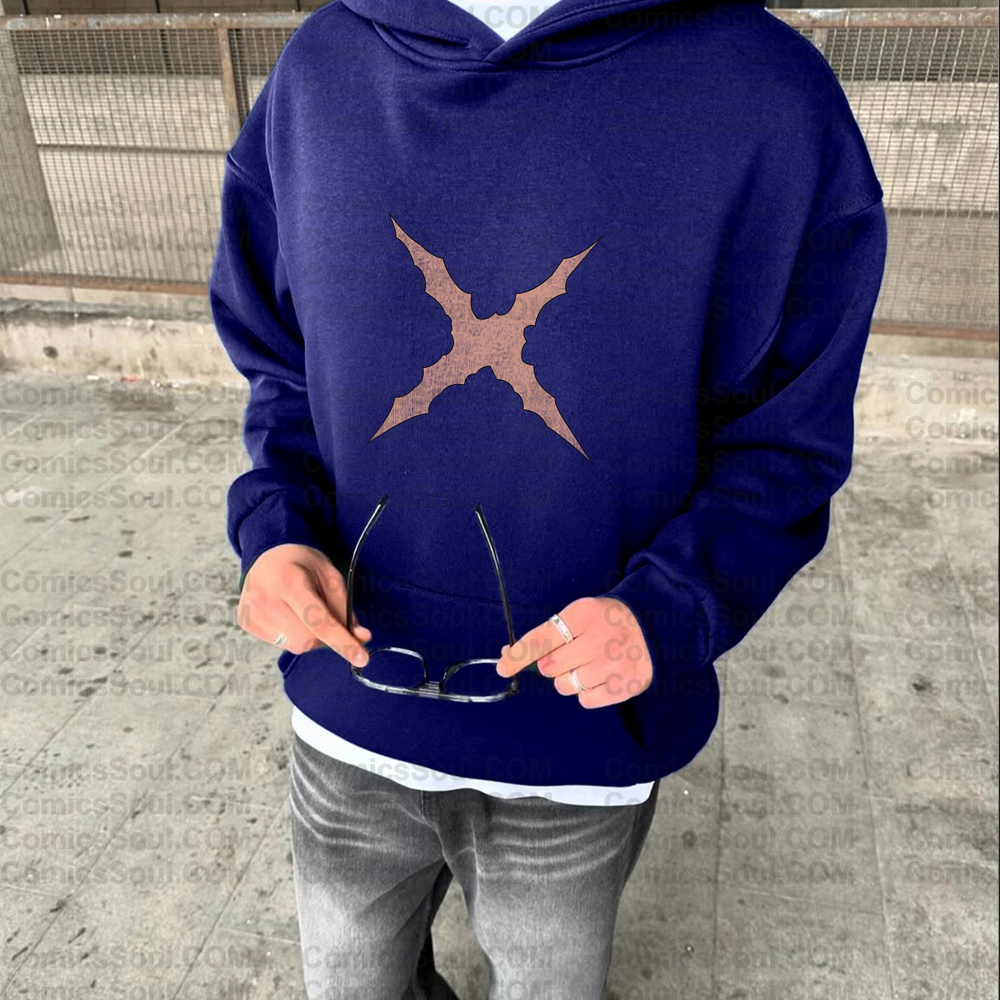 Unisex Anime Graphic Streetwear Wintage Plush Hoodie