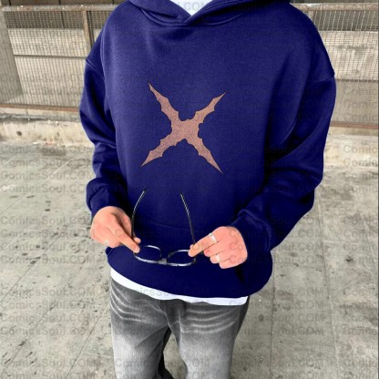 Unisex Anime Graphic Streetwear Wintage Plush Hoodie