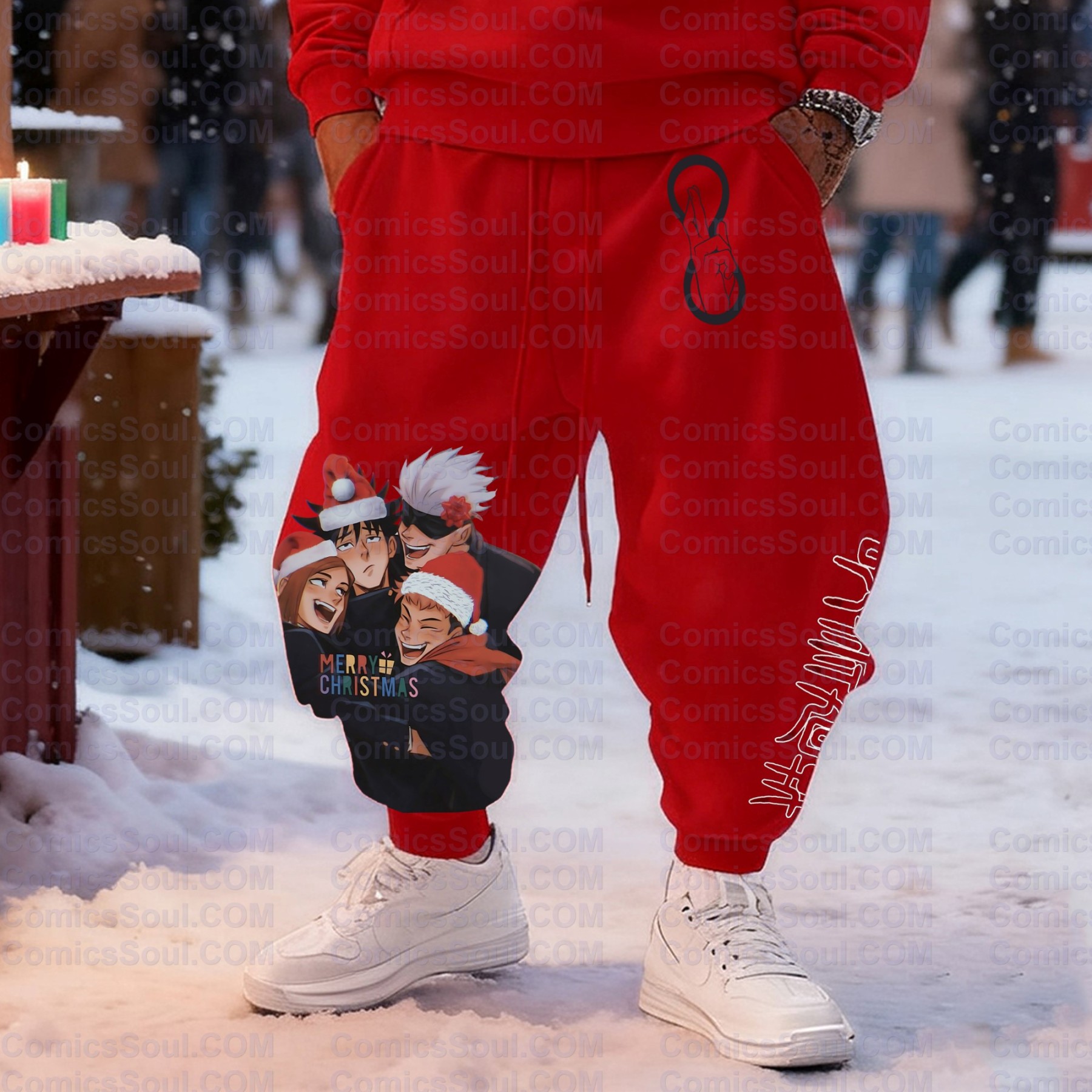 Unisex Casual Anime Streetwear Pants