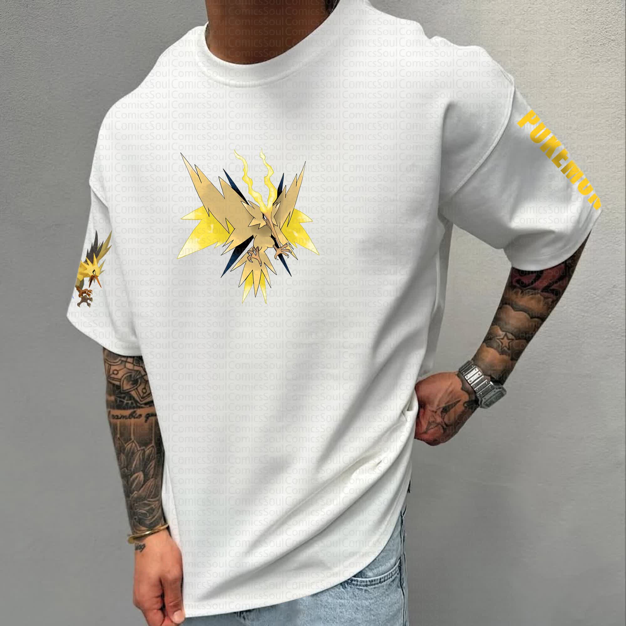 Unisex  "Pokémon" Anime Inspired Vintage T-Shirt
