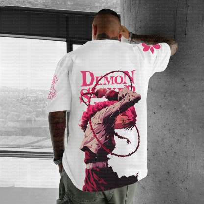 Unisex "Demon Slayer" Anime Inspired Vintage T-Shirt