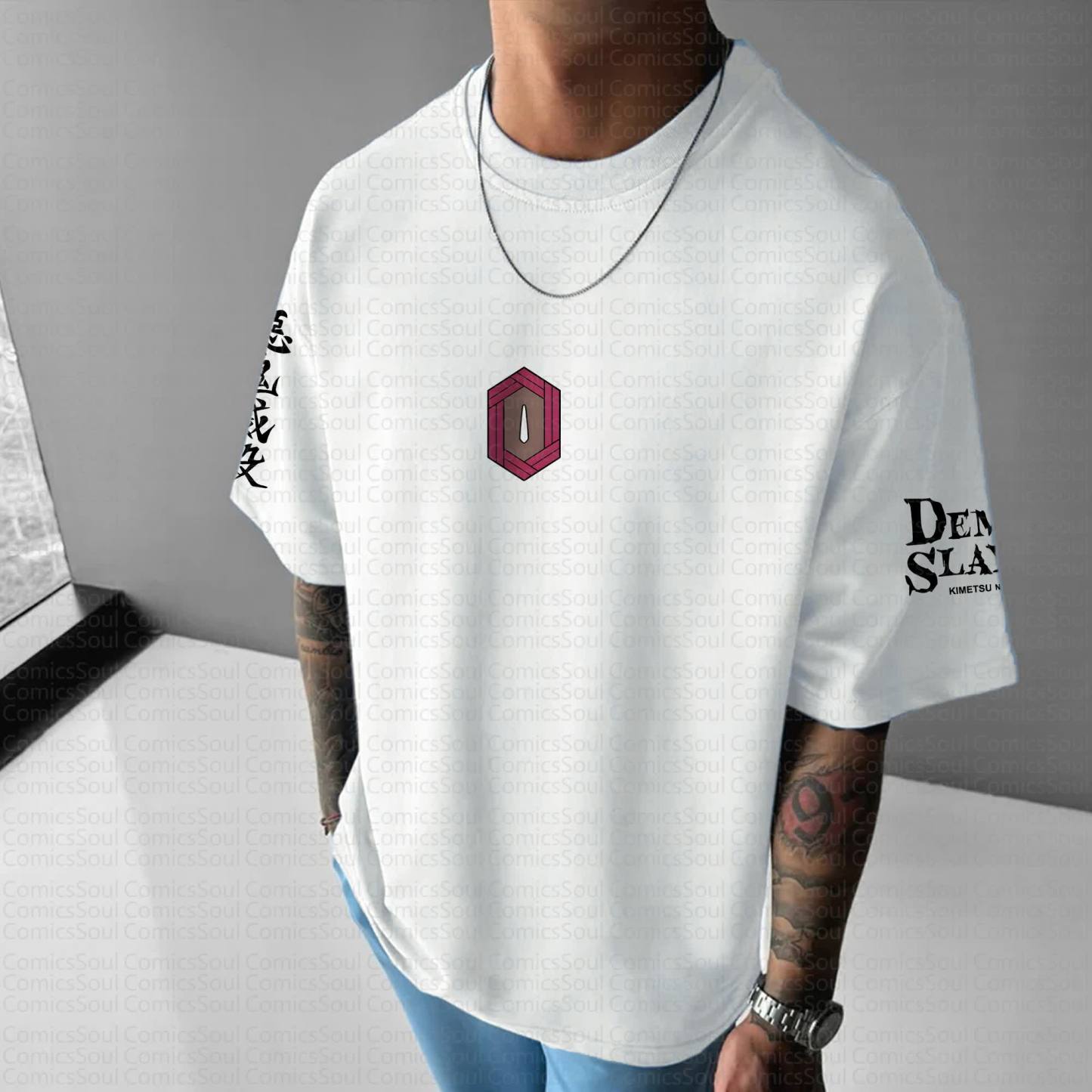 Unisex Anime Inspired Vintage T-Shirt丨Demon Slayer X Pokémon