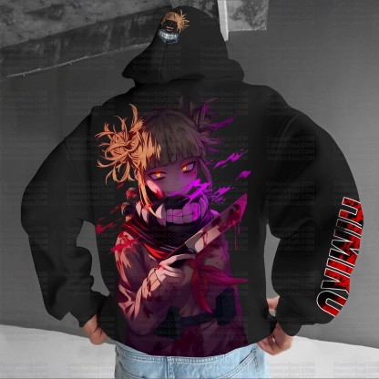 Unisex Anime Graphic Streetwear Vintage Plush Hoodie