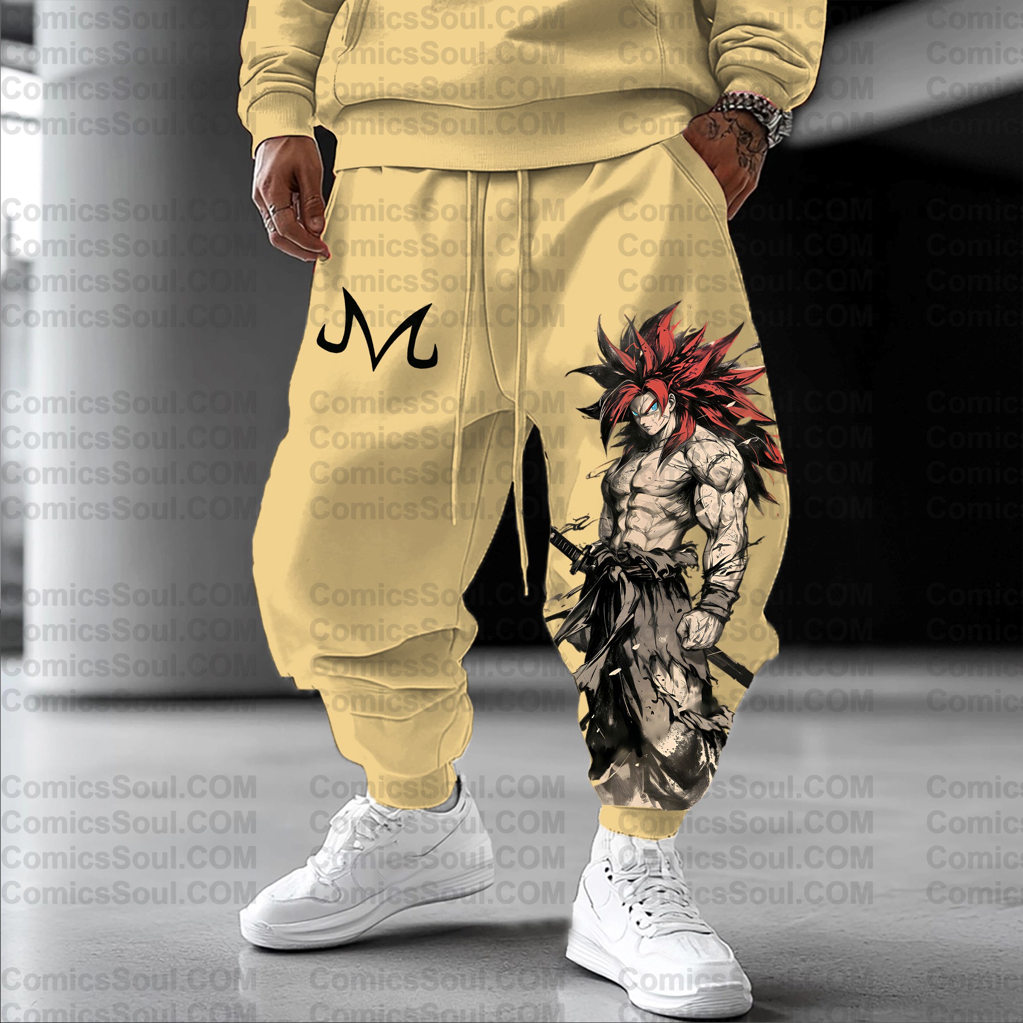 Unisex Anime Inspired Vintage Plush Pants