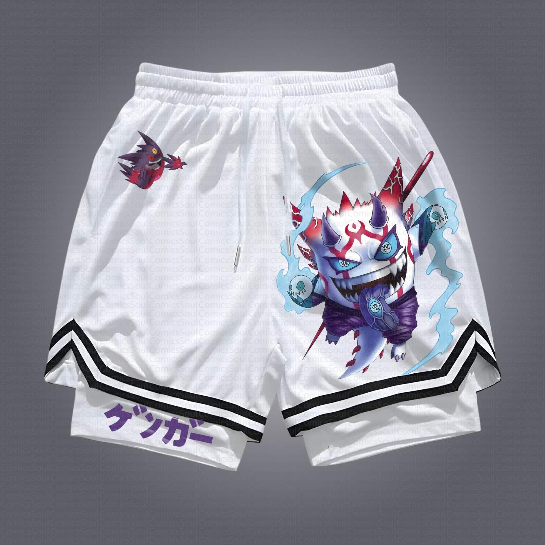 Unisex Casual Anime Streetwear Shorts
