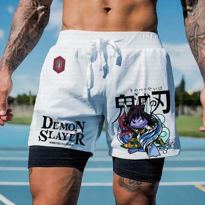 Unisex Casual Anime Streetwear Shorts 丨Demon Slayer X Pokémon