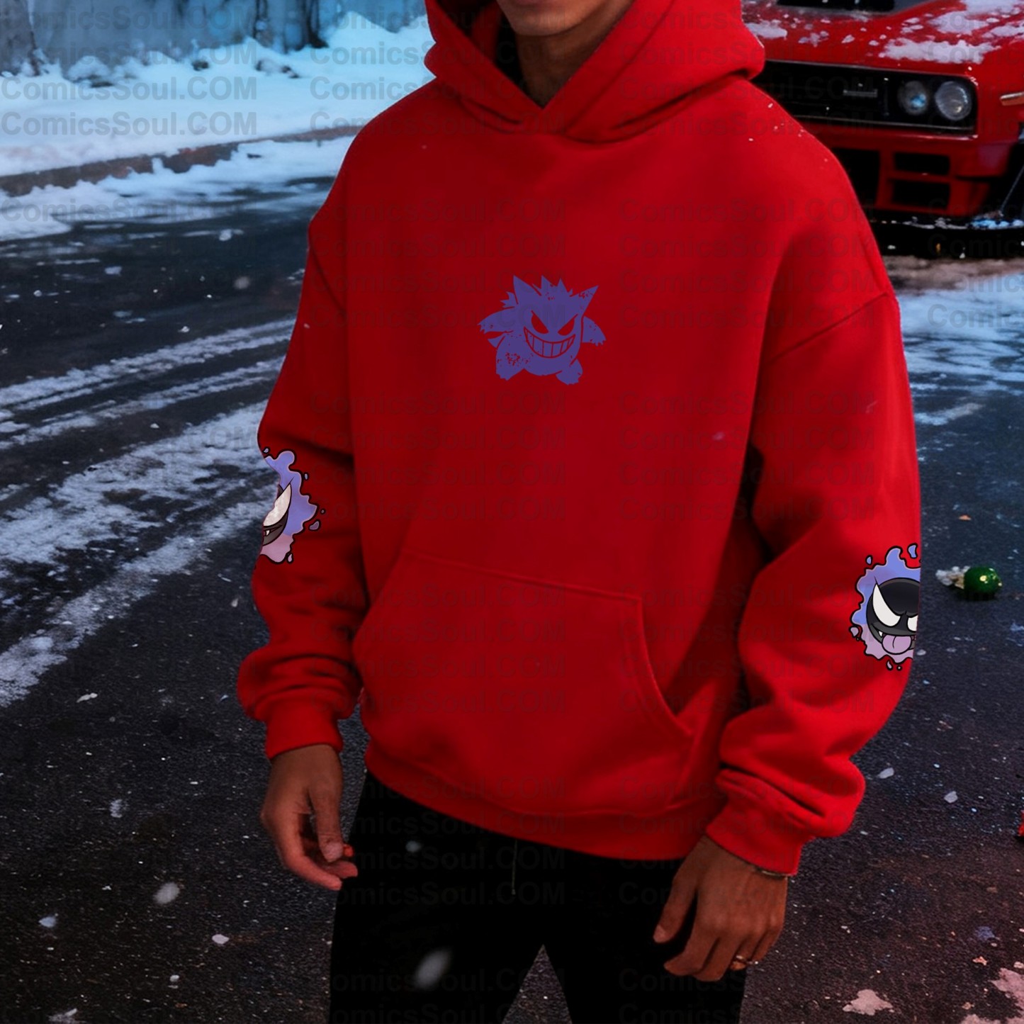 Unisex Anime Graphic Streetwear Vintage Hoodie