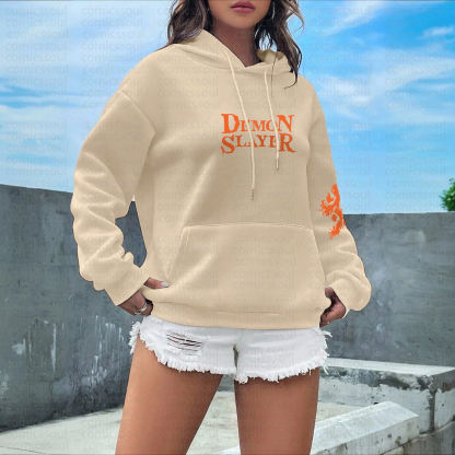 " Demon Slayer " Anime Inspired Vintage Hoodie