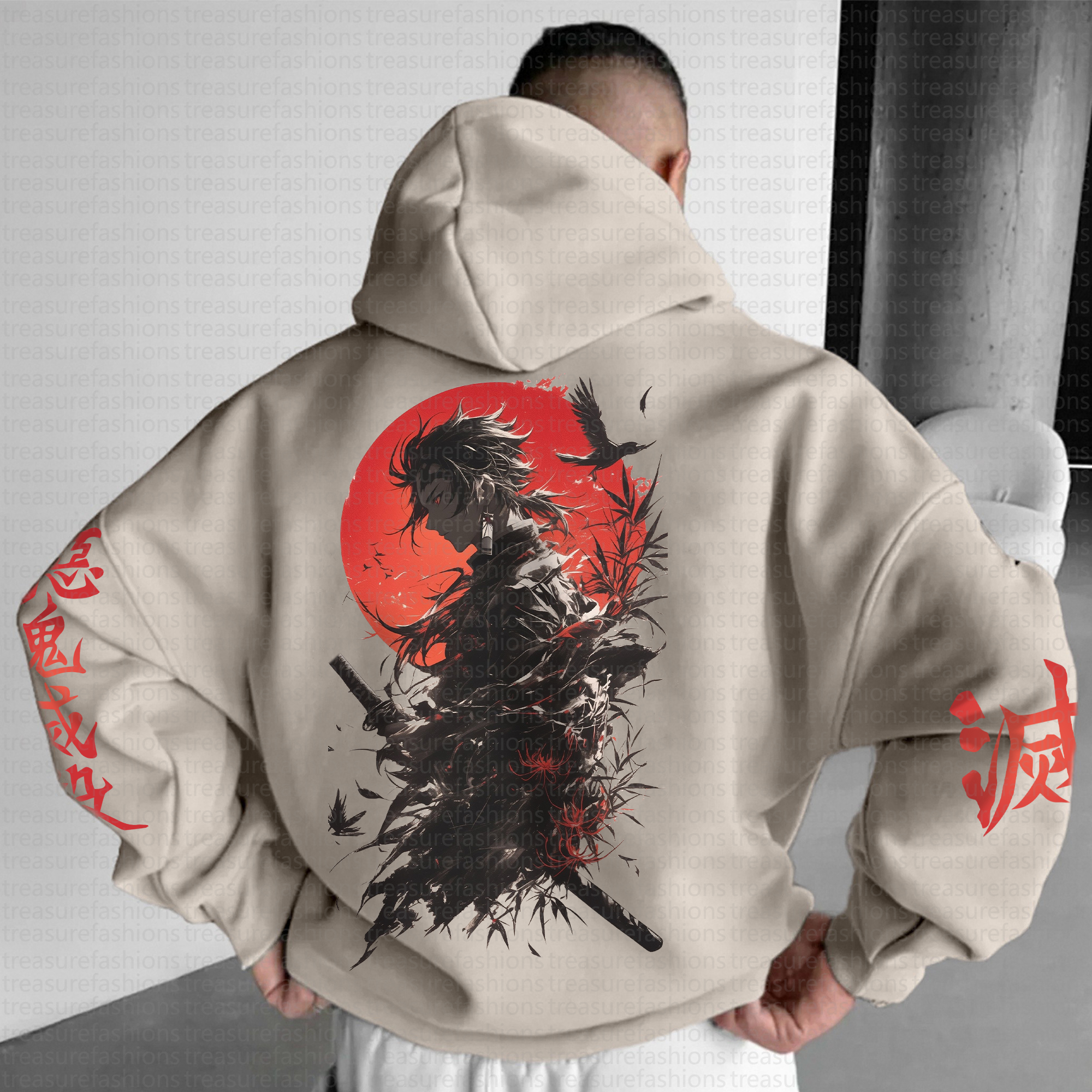 Unisex “Demon slayer” Graphic Streetwear Vintage Hoodie