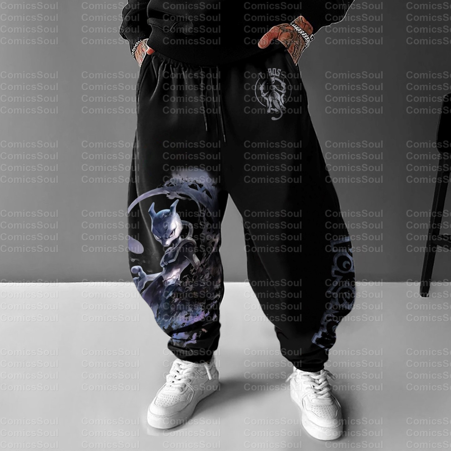 Unisex Anime Inspired Vintage Pants丨Demon Slayer X Pokémon