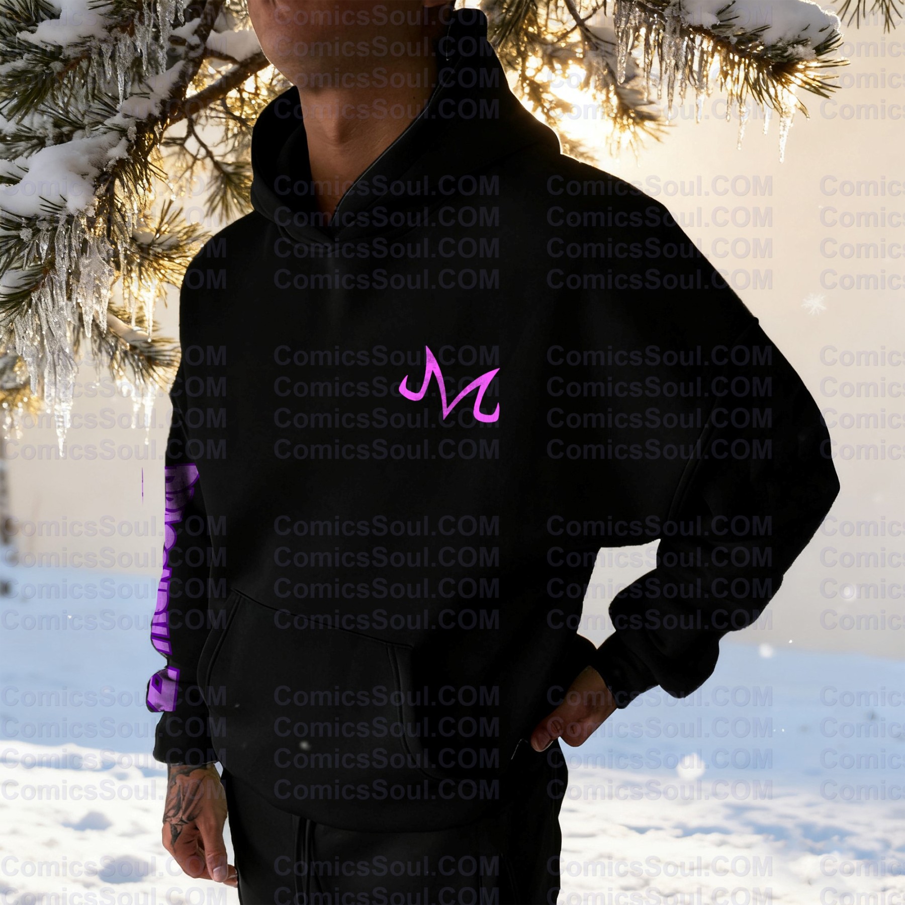 Plus Velvet Unisex Anime Graphic Streetwear Vintage Hoodie