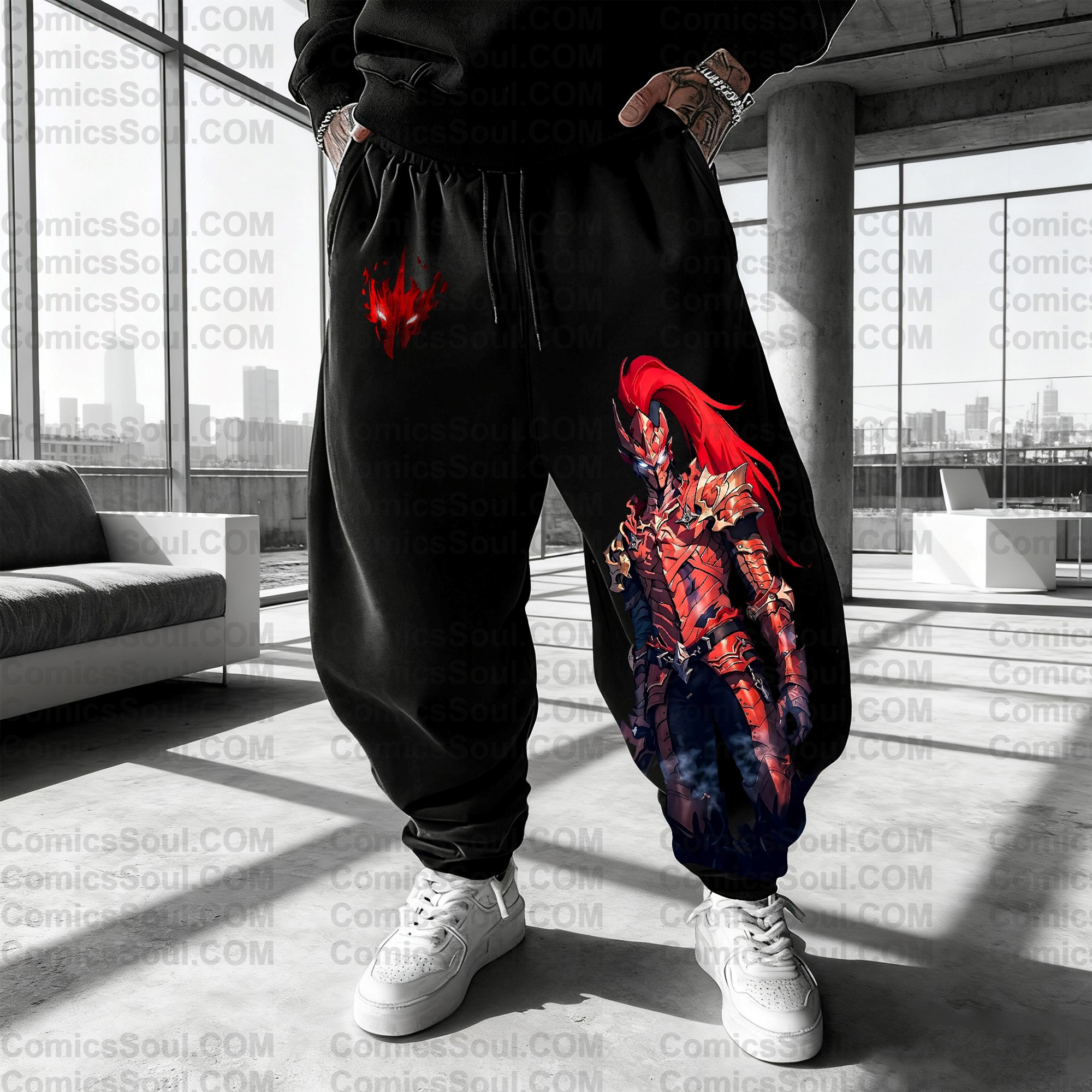 Unisex Anime Inspired Vintage Plush Pants