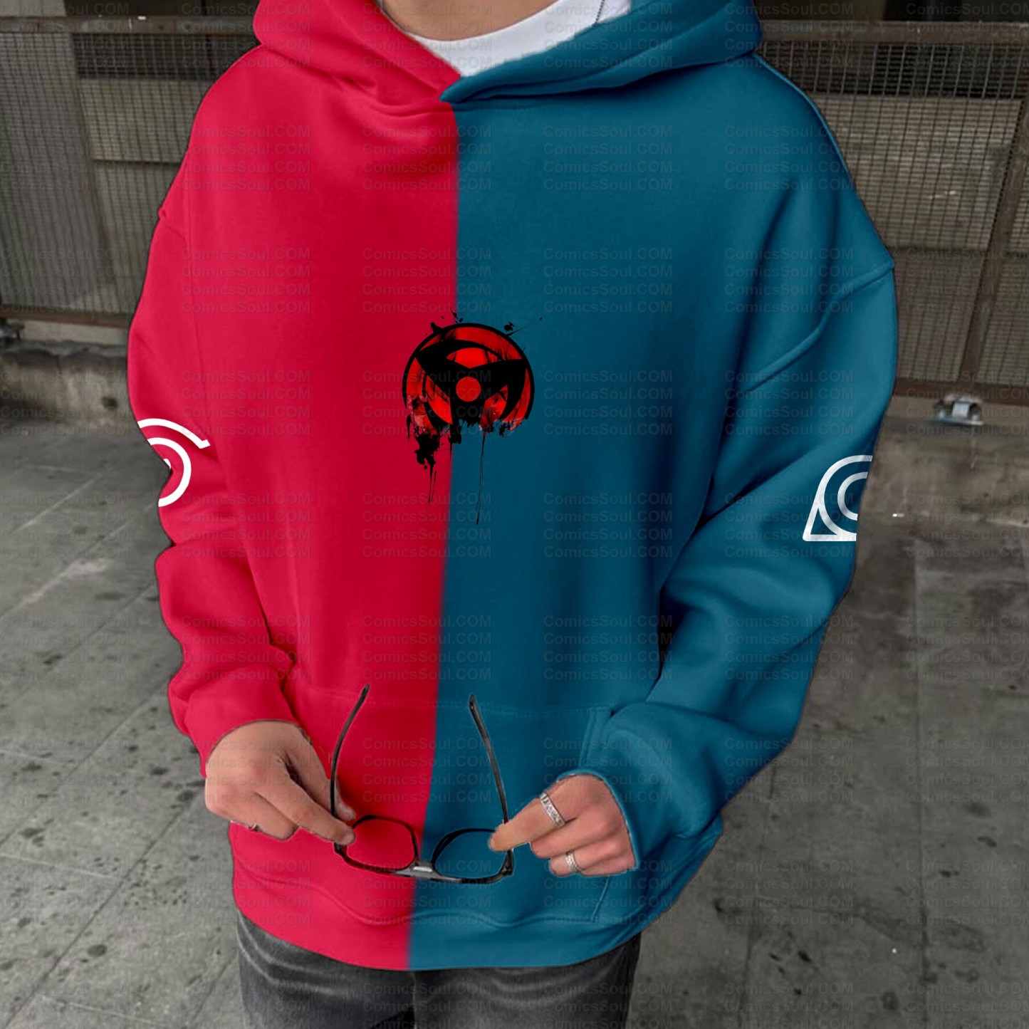 Unisex Graphic Streetwear Vintage Plush Hoodie