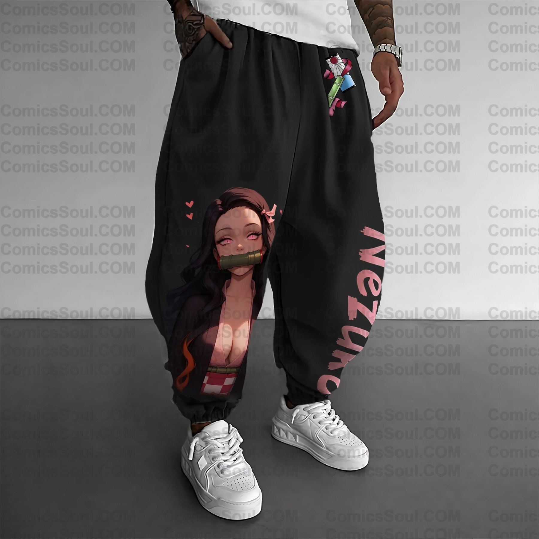 Unisex Anime Inspired Vintage Pants丨Demon Slayer