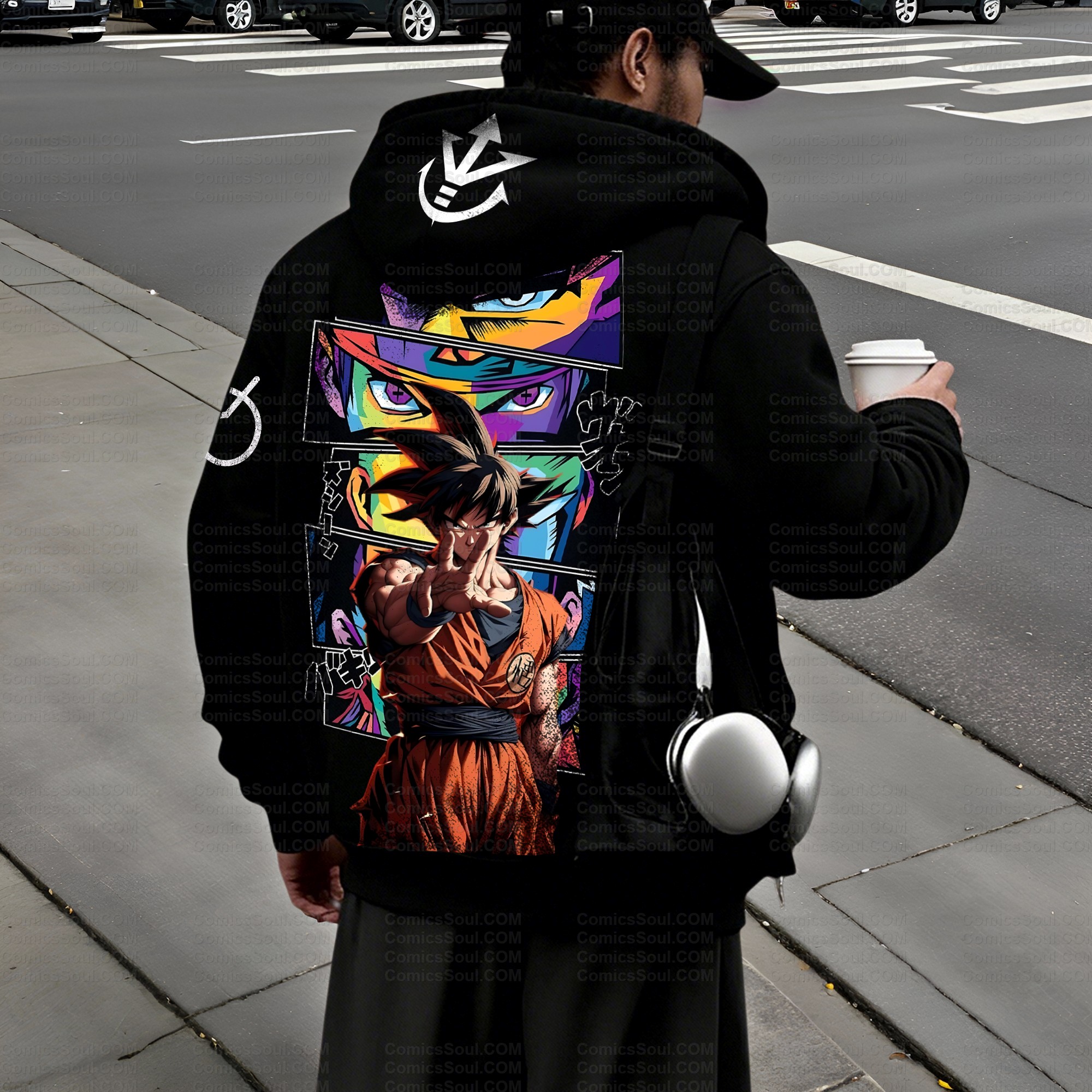 Unisex Graphic Streetwear Vintage Zipper Cardigan Plush Hoodid