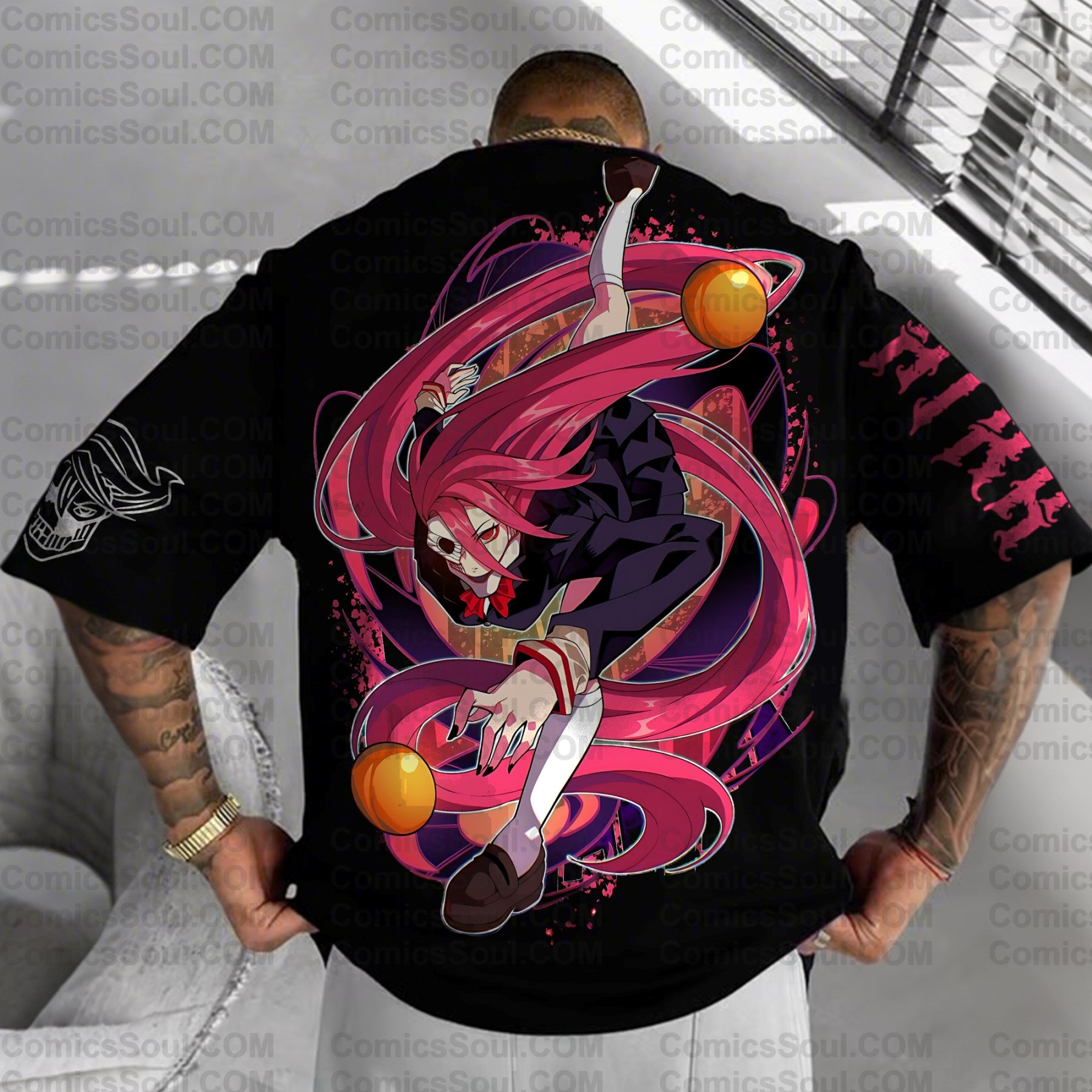 Unisex Anime Series Casual T-shirt