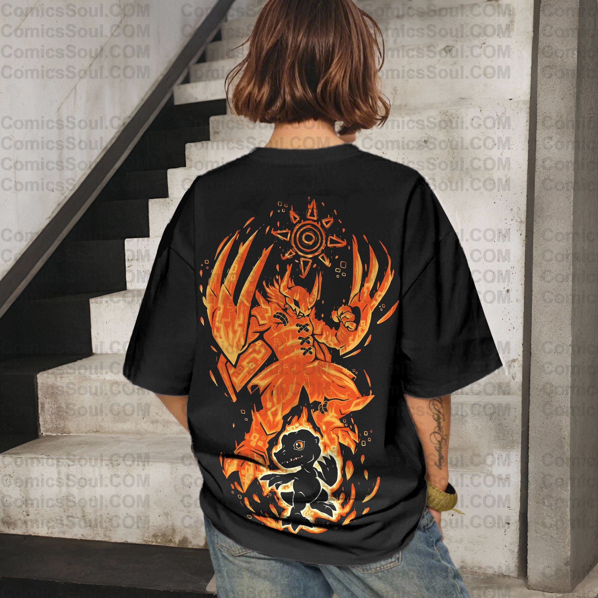 "Digimon" Anime Inspired Vintage T-Shirt