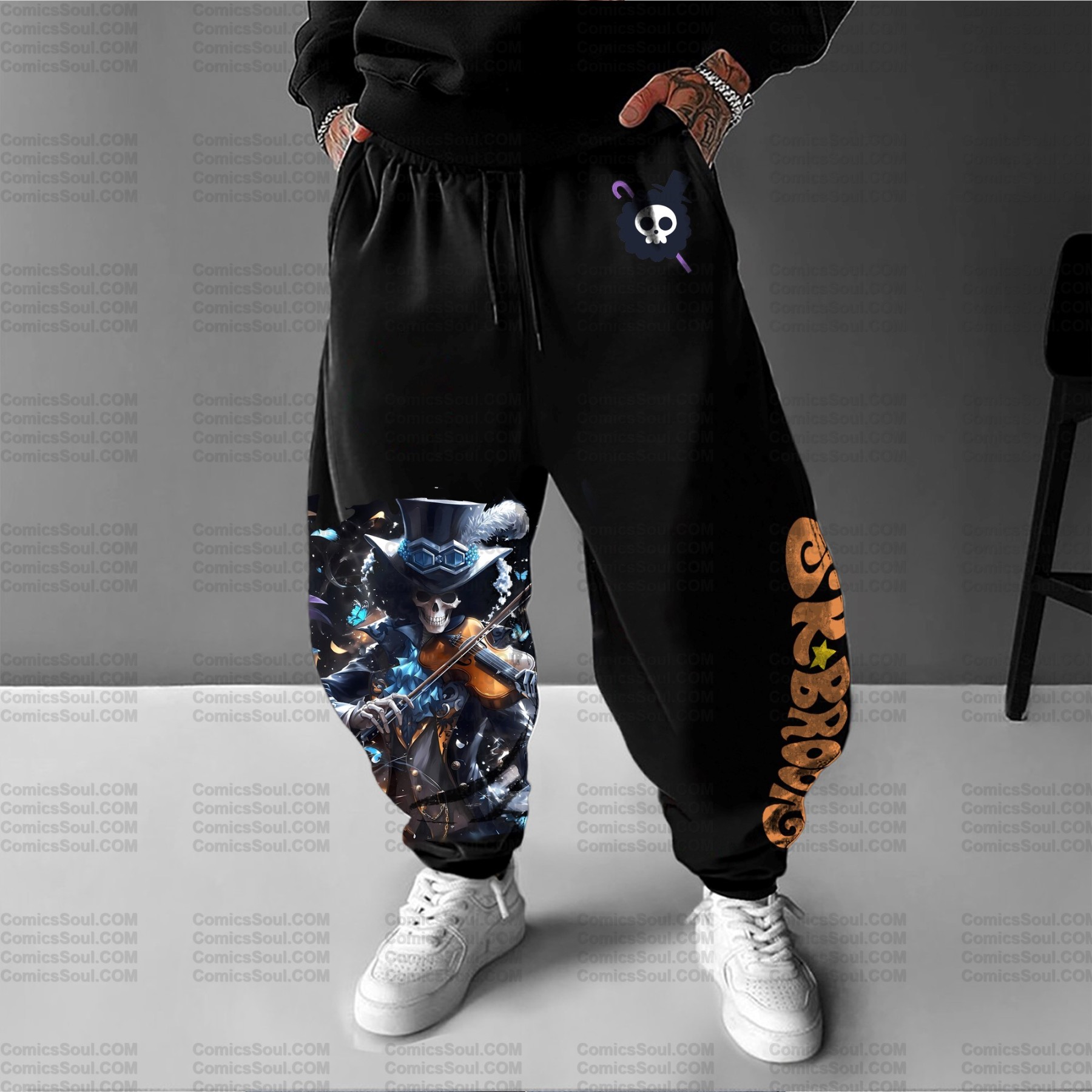 Unisex Anime Inspired Vintage Plush Pants