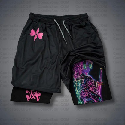 Unisex “ Demon slayer” Casual Streetwear Shorts