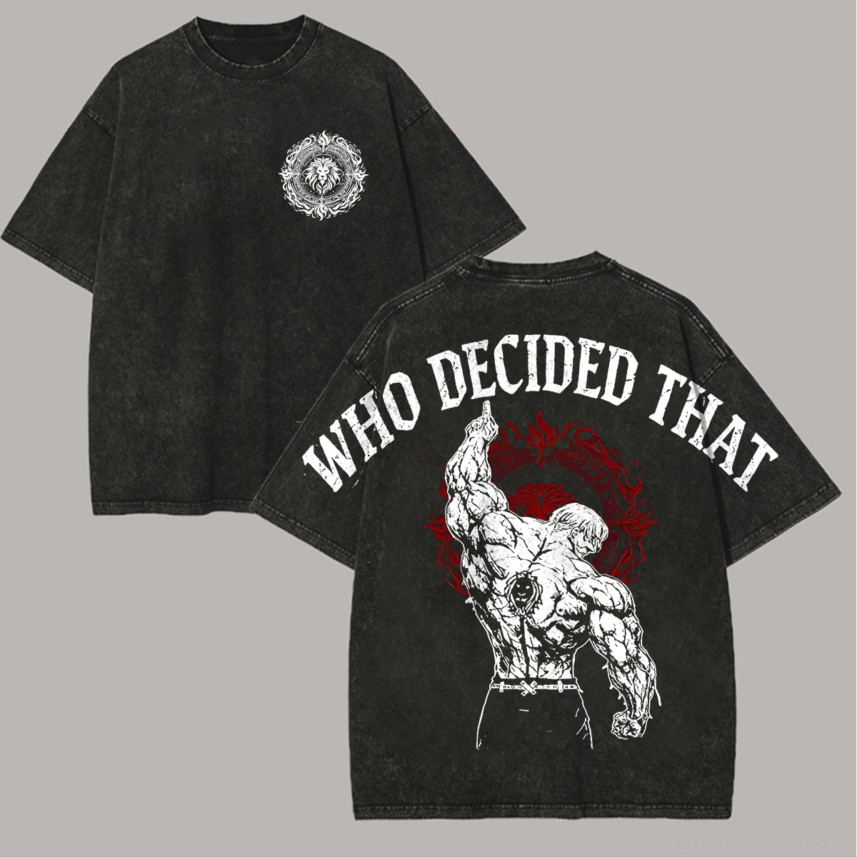 Seven deadly sins Printed Unisex Washed T-Shirt